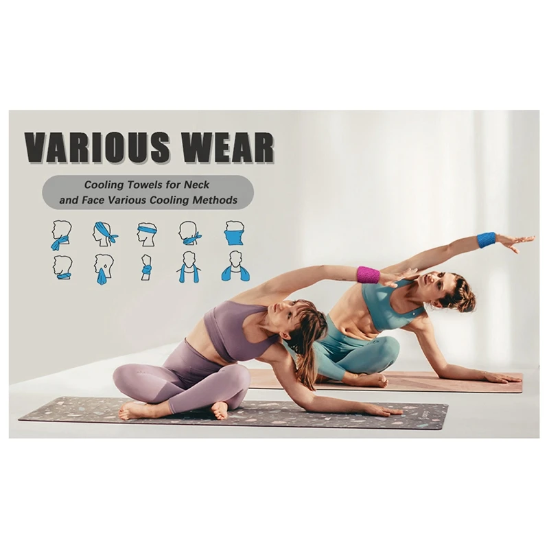 Cool Sports Quick-Drying Towel Suitable For Gym, Travel, Yoga, Camping, Running, Outdoor Sports