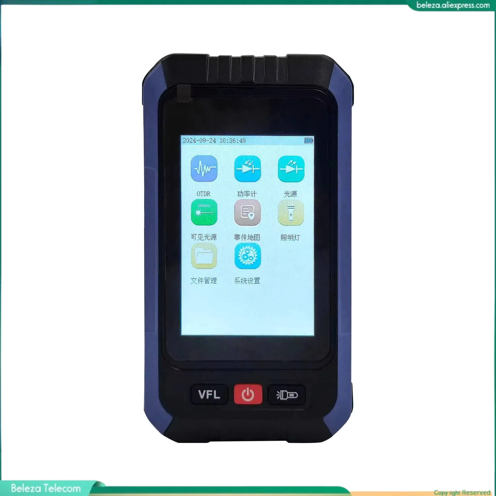 

HY-20T Handheld Mini OTDR Fiber Time Domain Reflectometer for FTTH Testing