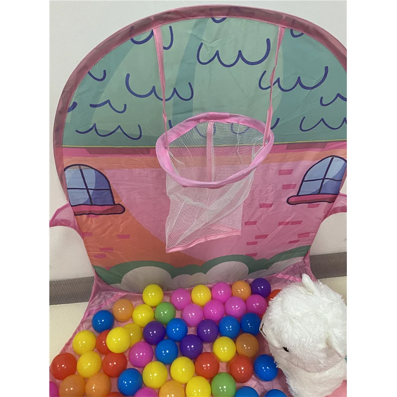 120 ซม.พับเด็กสระว่ายน้ําเต็นท์ยิง Ball PIT เล่นเต็นท์ทําความสะอาดง่ายทนทาน Parent-Child Interaction สําหรับของขวัญเด็ก