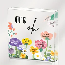 Mental Health Gifts, Recovery Self Care Encourage Gifts, Psychology Motivational Decorations for Corner Classroom Counseling