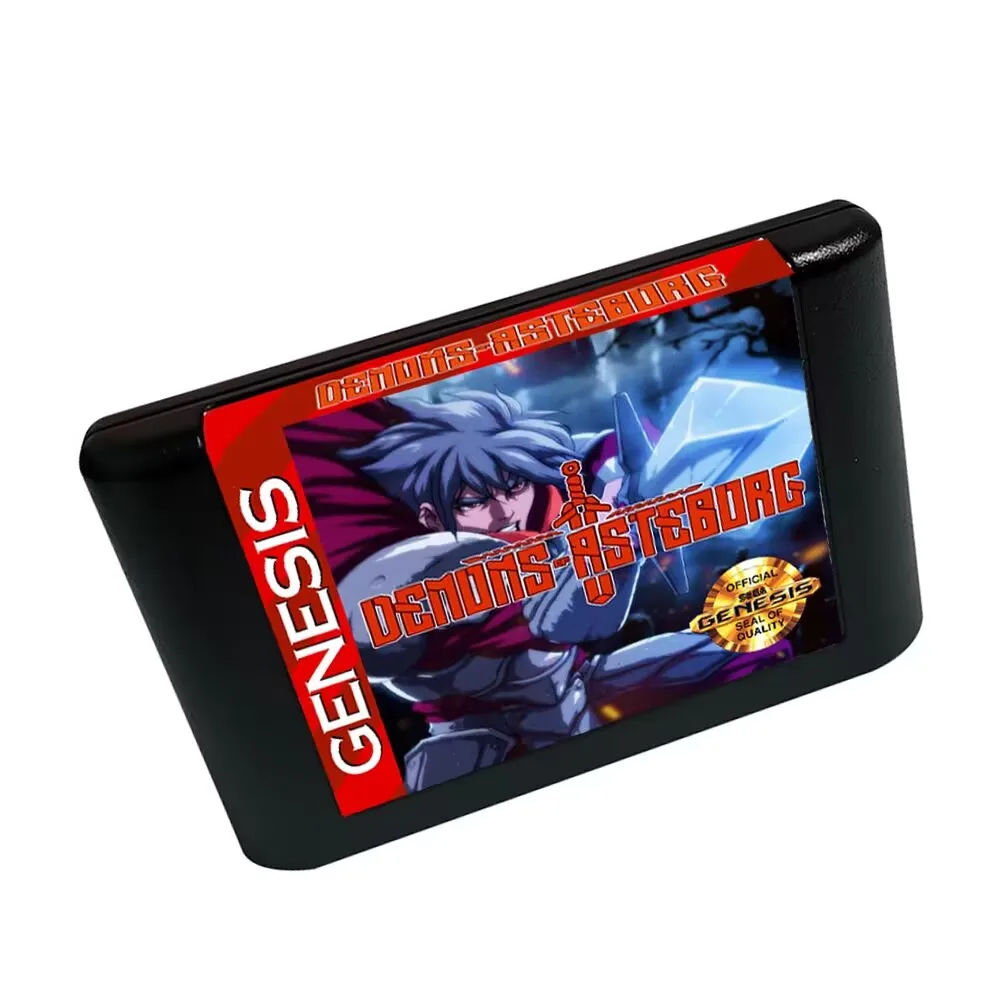 Demons of Asteborg 16-BIT-MD-Spielkarte für Sega Mega Drive für Sega Genesis und für Originalkonsolenaufnahmen