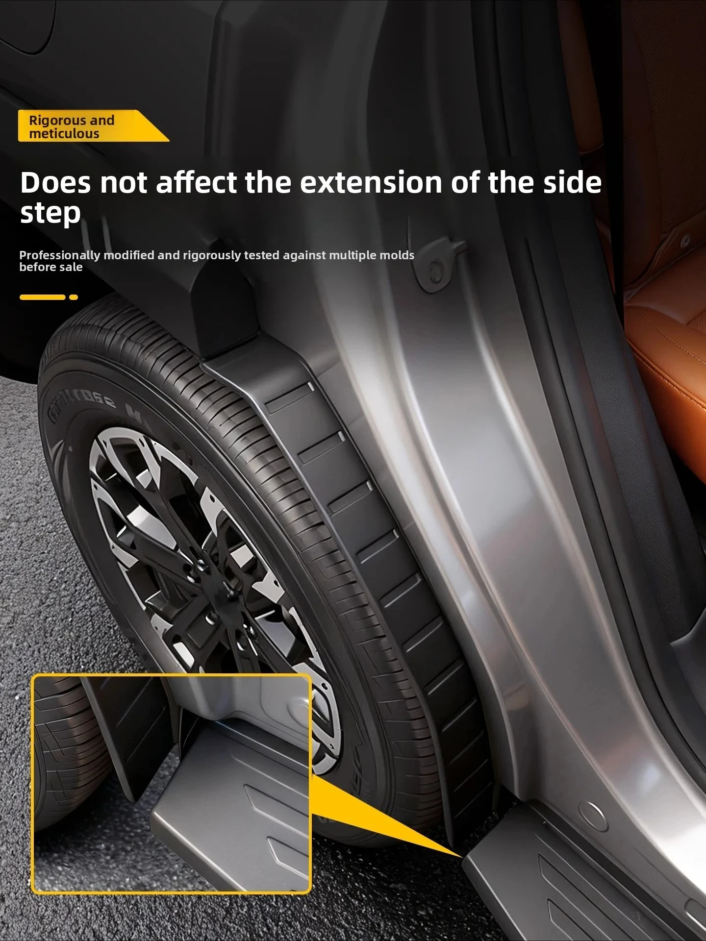 For Jetour G700 2025 2pcs/set Car Mud Flaps Original Rear Wheel lining Mudguards Waterproof Splash Guards Fender Accessories