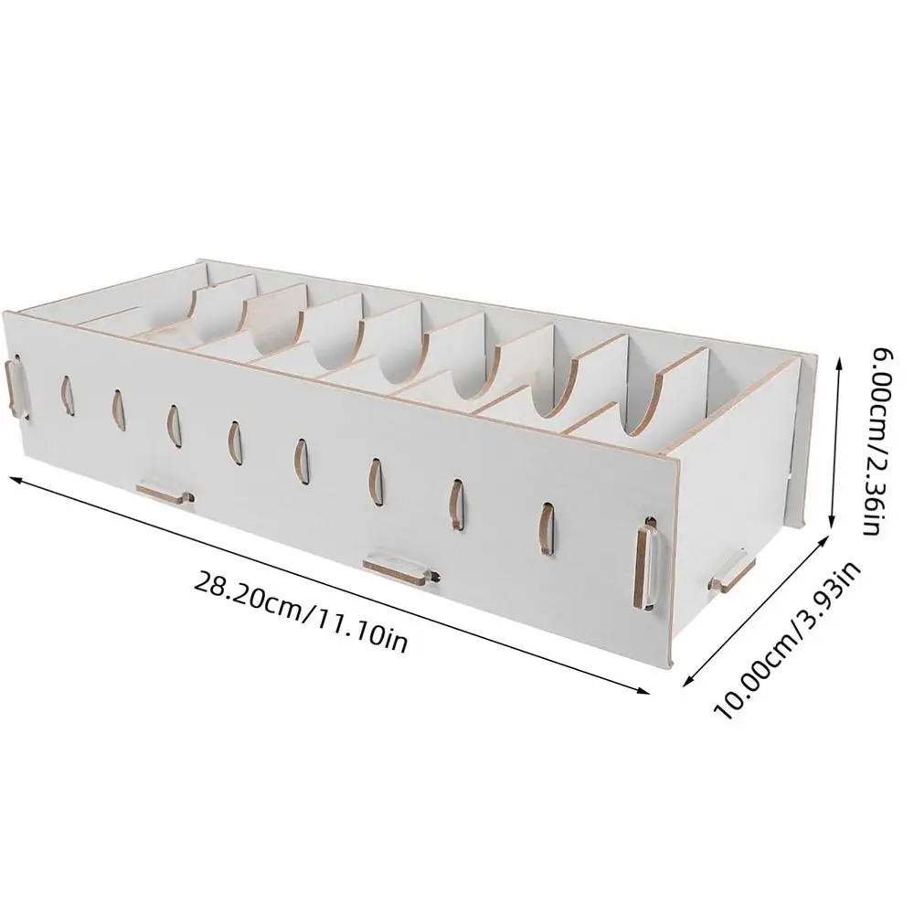 9 Grid Business Card Holder Wooden Handmade Place Card Display Rack High Stability Anti-slip Desk Card Organizer Hotel