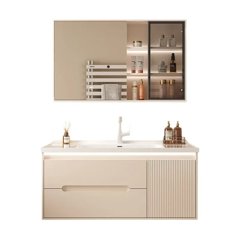 

integrated basin ceramic washbasin, bathroom smart washbasin cabinet, combined washbasin