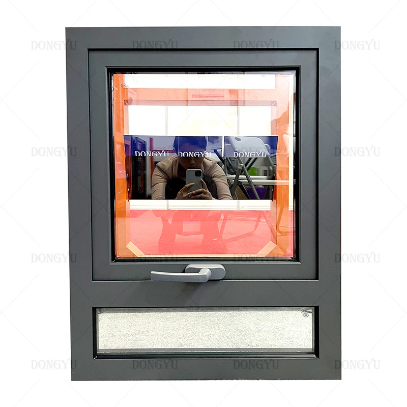 Commercial Wholesale Aluminum Frame Awning Double Glazed Flip Window