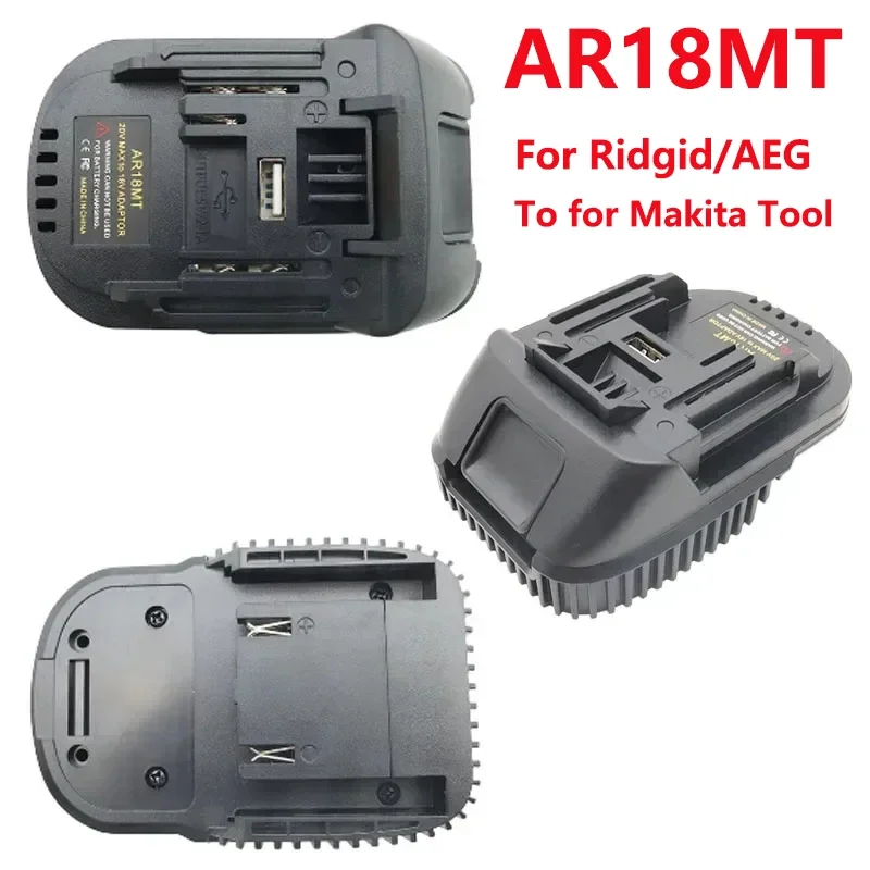 AR18MT Battery Adapter Converter for Ridgid/AEG 18V Lithium Battery Convert To for Makita 18V LXT Tool Use BL1840 BL1850 BL1860