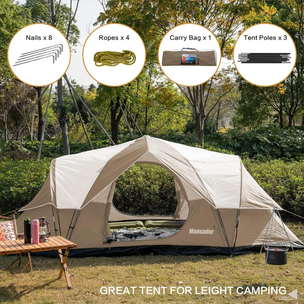 Barraca de configuração rápida externa unissex à prova d'água Malawi