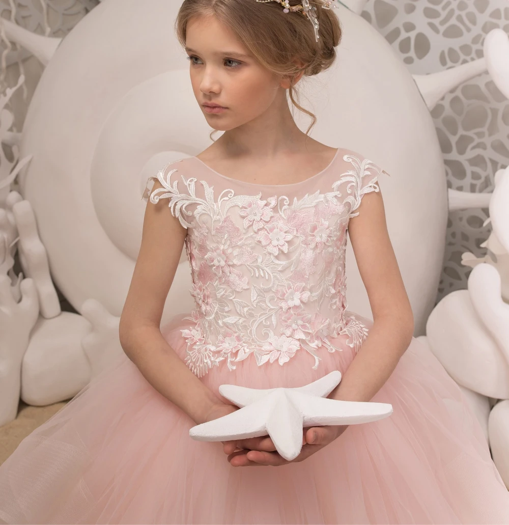 EVTol- Robe de demoiselle d'honneur en dentelle rose personnalisée, pour mariage, princesse, couches de tresse en crin, taillée, pelucheuse, pour spectacle, TFD103