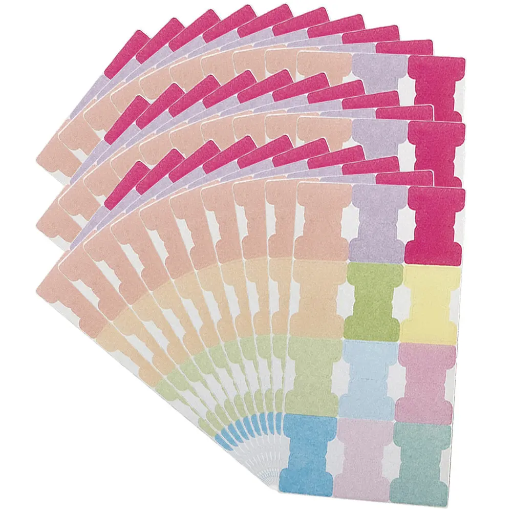 

30 Sheets Premium Adhesive Book Tabs Writable Colorful Index Tabs for Annotation Marking Organizing Planners Files Binders