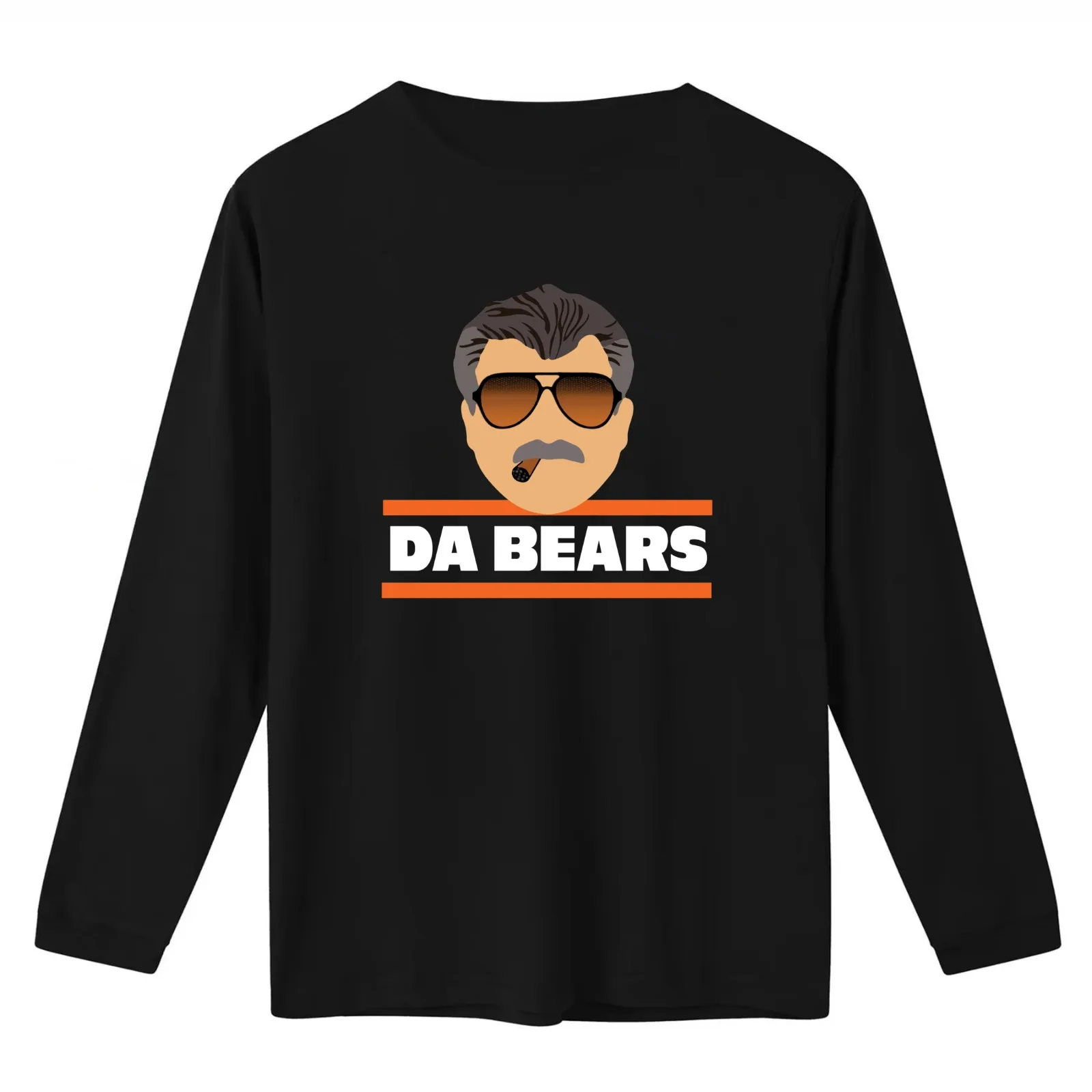Da Bears Ditka T-Shirt Summer Casual Cotton Tee Oversized Streetwear Tops Vintage Graphic Print Loose Fit Short Sleeve