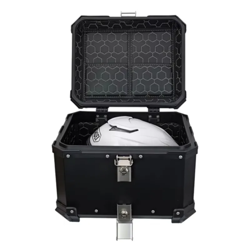 

STLF New Hot Durable Professional Motorcycle Tailbox Trunk Alumni Alloy Rear Box With Large Capacity