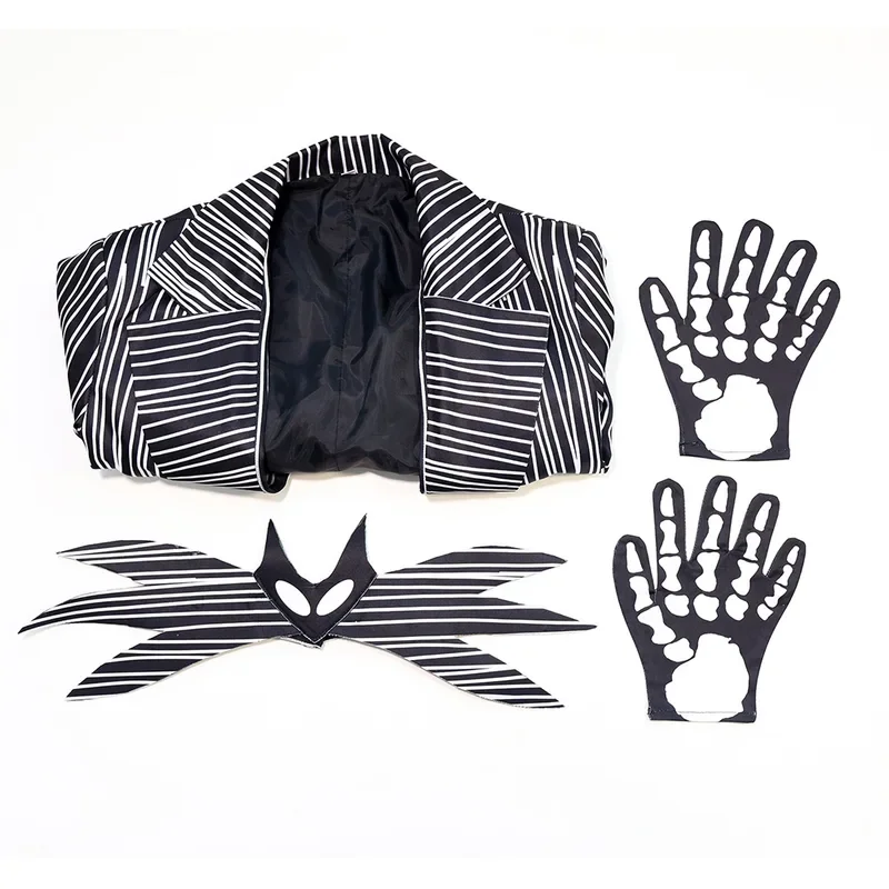 RT01 جاك تأثيري الخيال الذيل معاطف قفازات فيلم كابوس تأثيري قبل عيد الميلاد زي تمويه الرجال لعب الأدوار فانتازيا * JK2