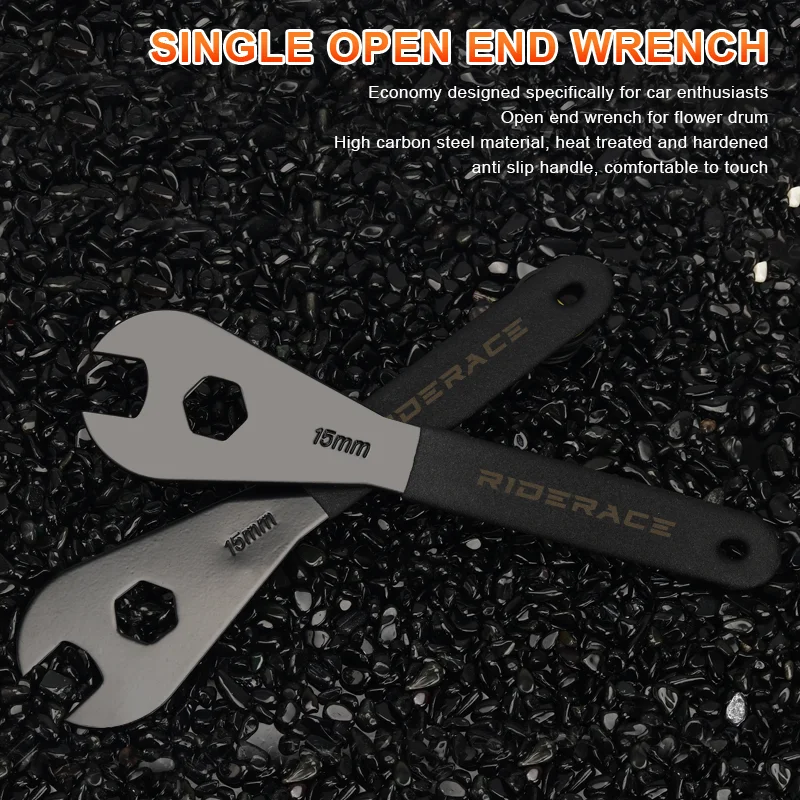 Durable Bicycle Hub Cone Wrench 15mm Open Mountain Road Bike Pedal Install Remover Spanner MTB Wheel Axle Pedal Repair Tool