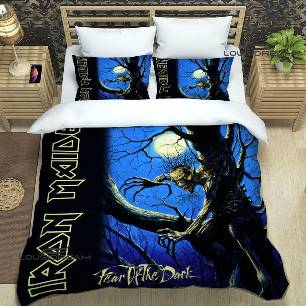 3D Rock band I-Iron-M-Maiden Bedding Sets exquisite bed supplies set duvet cover comforter set bedding set luxury birthday gift