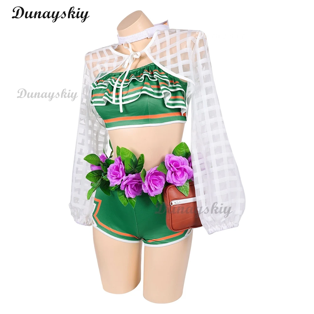 المنافسين السنجاب تأثيري ملابس السباحة زي تمويه ل دورين الأخضر النساء الفتيات البيكينيات مجموعة ملابس هالوين كرنفال البدلة فتاة