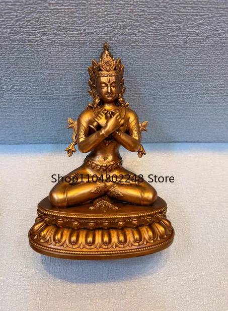 15CM Tibet Vajradhara Buddha Copper Statue