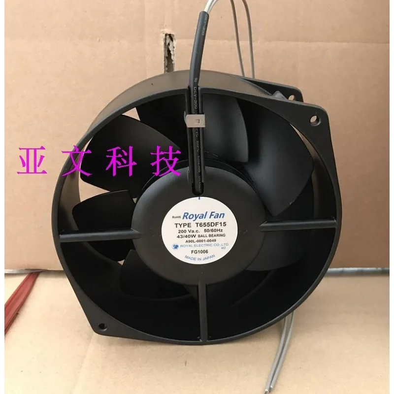 

A+For ROYALFAN TYPE T655DF15 A90L-0001-0049 High Temperature Fan 200VAC #md