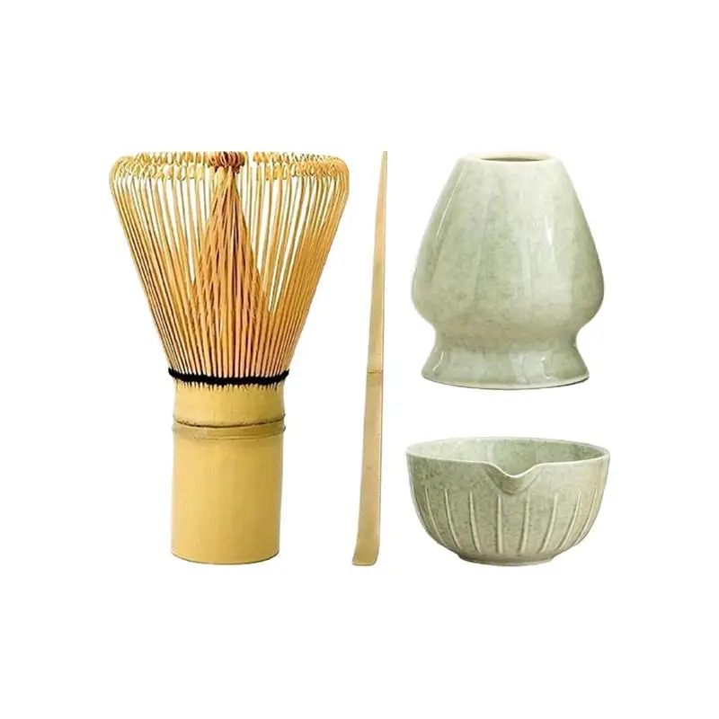 

Tea Set Brush Matcha Whisk Tea Spoon Set Simply Chinese Style High Quality Bamboo Japanese Teaware Set Tea-making Tools