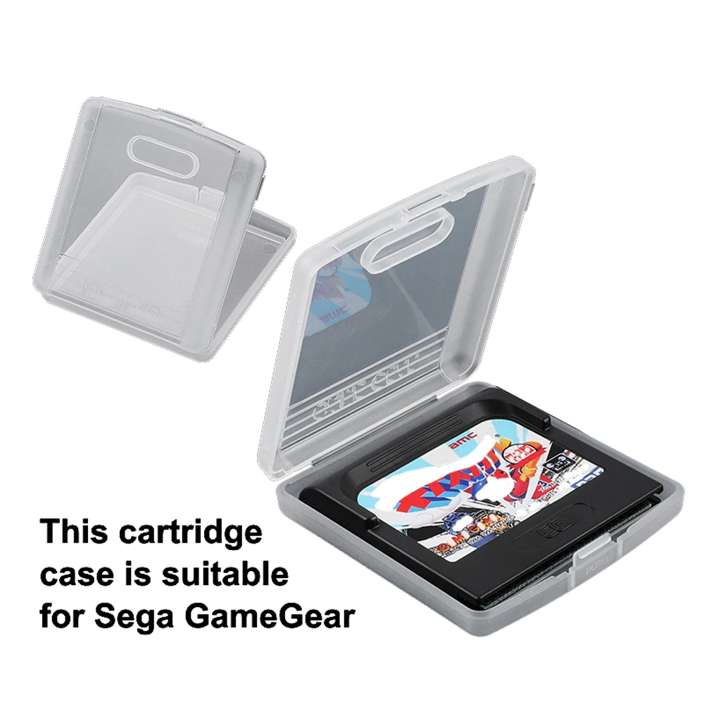 

50pcs Game card storage box For SEGA Game Gear For GG cartridge protection card case clear