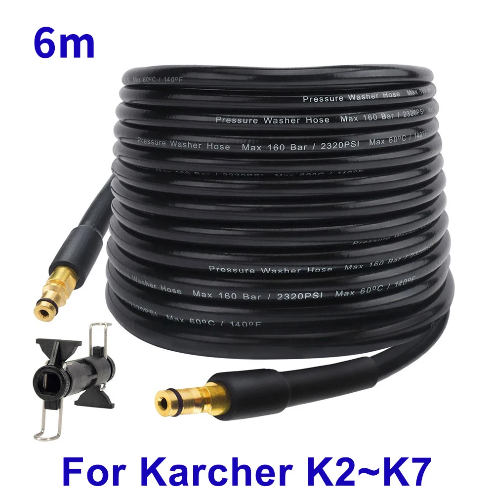 6 ~ 20 m Auto Wasmachine Slang Pijp Koord Hogedrukreiniger Water Reiniging Verlengslang Waterslang voor Karcher K2 K3 K4 K5 K6 K7 Gootsteen