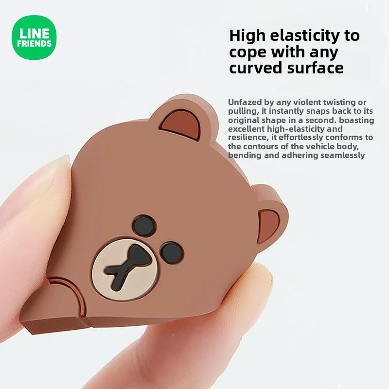 LINE FRIENDS Brown Cony Sally Cartoon Fridge Magnets Creative Split Magnetic Sticker Cute Refrigerator Decor Kitchen Accessories