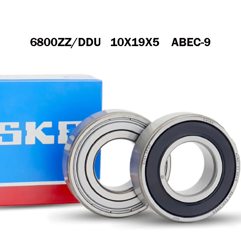 

5PCS SWEDEN SKF BEARINGS 6800 61800 ZZ -2Z DDU LLB 10*19*5MM ABEC-9 6800ZZ оригинальные импортные шаровые подшипники высокой точности