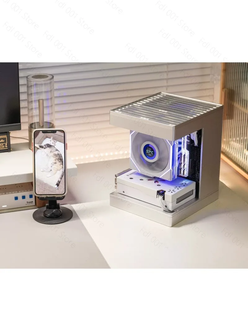 2026 Mini ITX Chassis | Aluminum Alloy Sturdy and Durable, Small Sea View Panoramic Mini Chassis