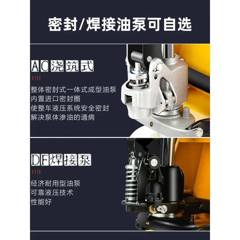 Manual forklift, hydraulic truck, manual hand push