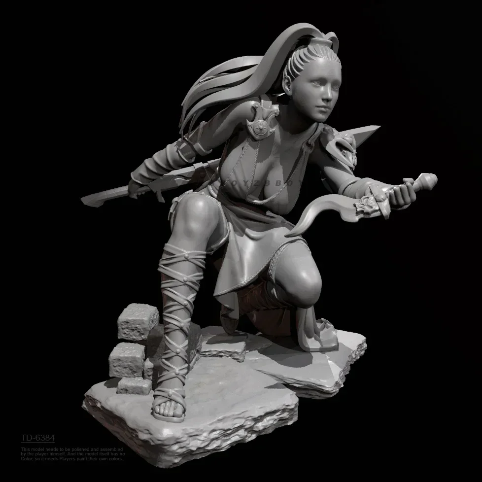 

40mm 65mm Resin model kits figure beauty colorless and self-assembled （3D Printing ） TD-6384/3D