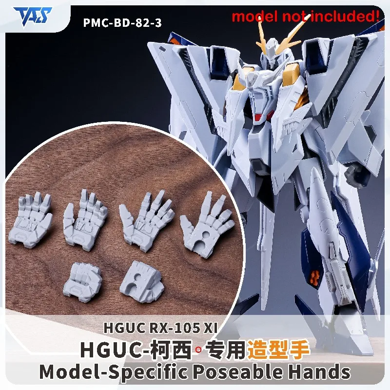 TAS Model Conversion Parts PMC-BD-82-1 3D Printed Poseable Hands Fit HGUC RX-105 XI Hobby Model Detail Modified Upgrade Parts