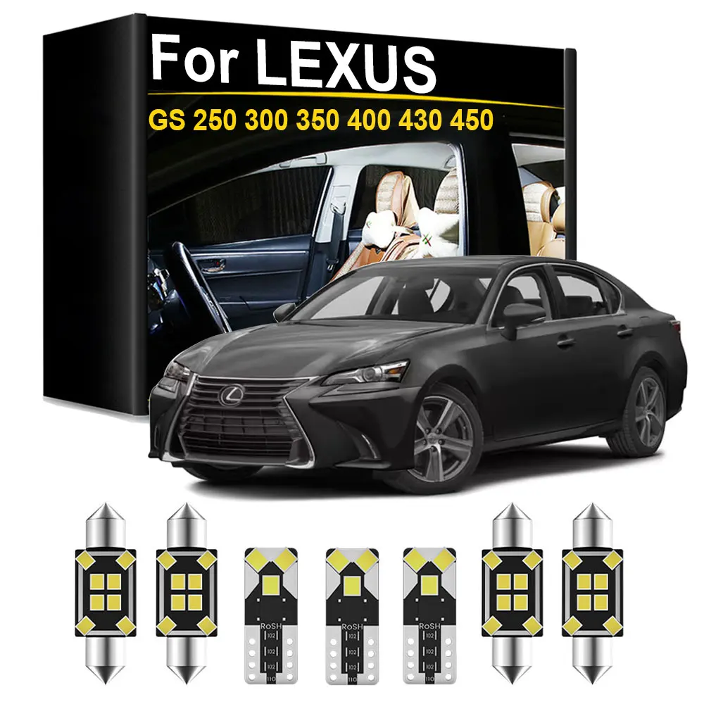 Interior LED Light Kit For LEXUS GS 1991- 2002 2003 2004 2005 2006 2007 2008 2009 2010 2011 2012 2013 2014 2015 2016 2017 2018