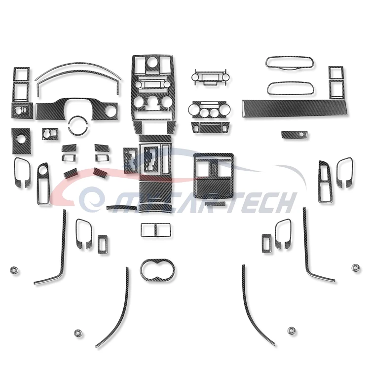 

Декоративная наклейка для салона Chrysler 300 2005-2007 из углеродного волокна