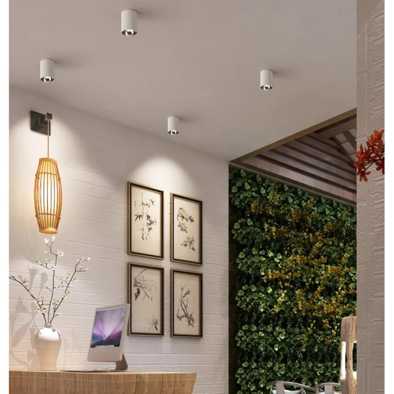 Fotografia 7: Tampa da caixa da luz de teto de alumínio gu10 mr16 módulo led redondo suporte de luz fixa quadro downlight led