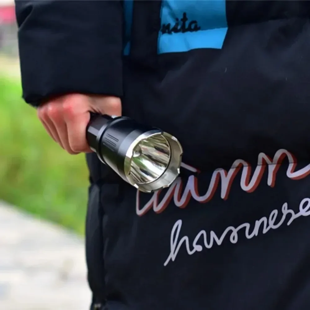 Jetbeam RRT01 Mini linterna LED 950 lúmenes luces de antorcha recargables con batería 18350 para acampar autodefensa senderismo