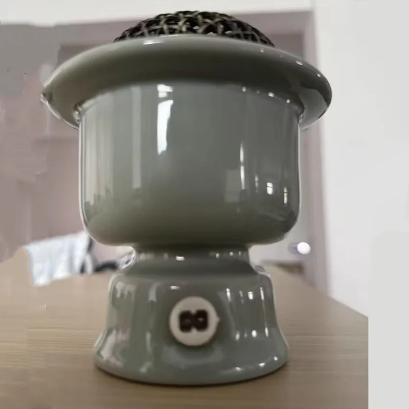 

Керамическая термостойкая аромалампа для сухого нагрева, с теплоизоляцией и защитой от ожогов, для благовоний, эфирных масел и ароматерапии