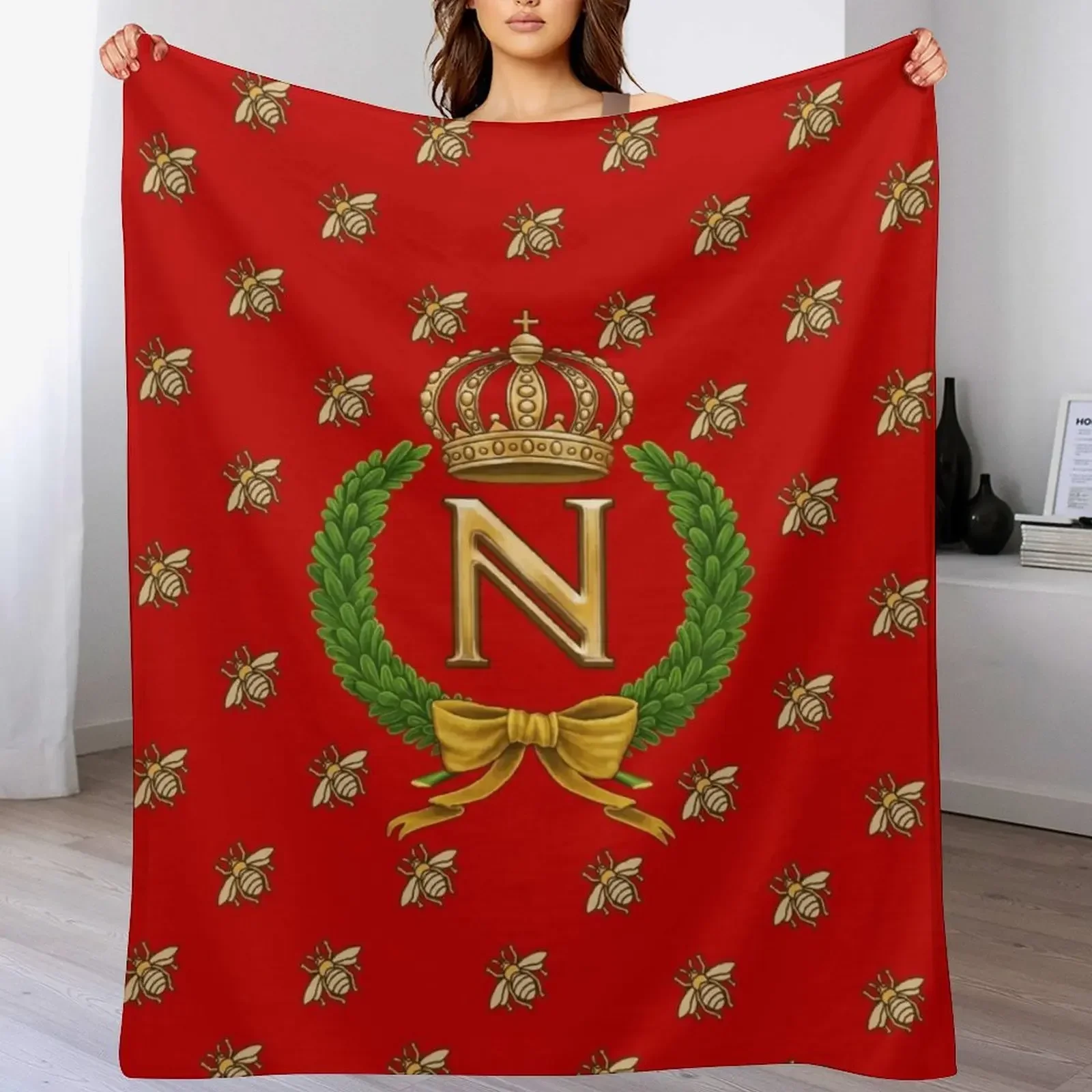 

L'Empereur Napoleon tribute Throw Blanket Bed Sofas Summer Blankets Shaggy For Sofa Thin Blankets