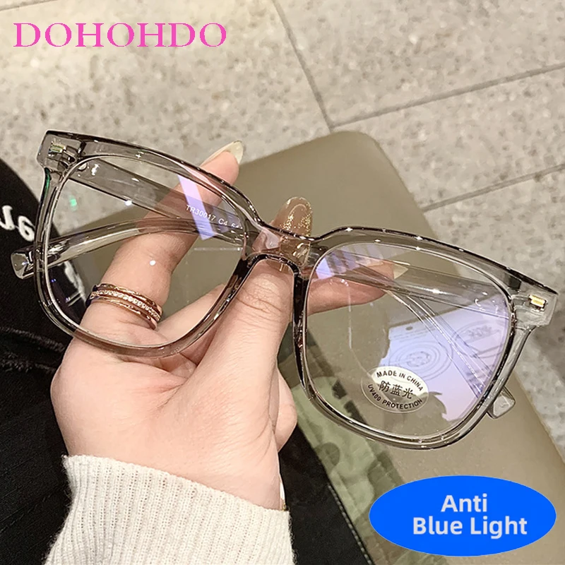 

Fashion Classic Square Blue Light Blocking Glasses For Women Men Luxury Brand Designer Optical Computer Eyeglasses Lentes Очки