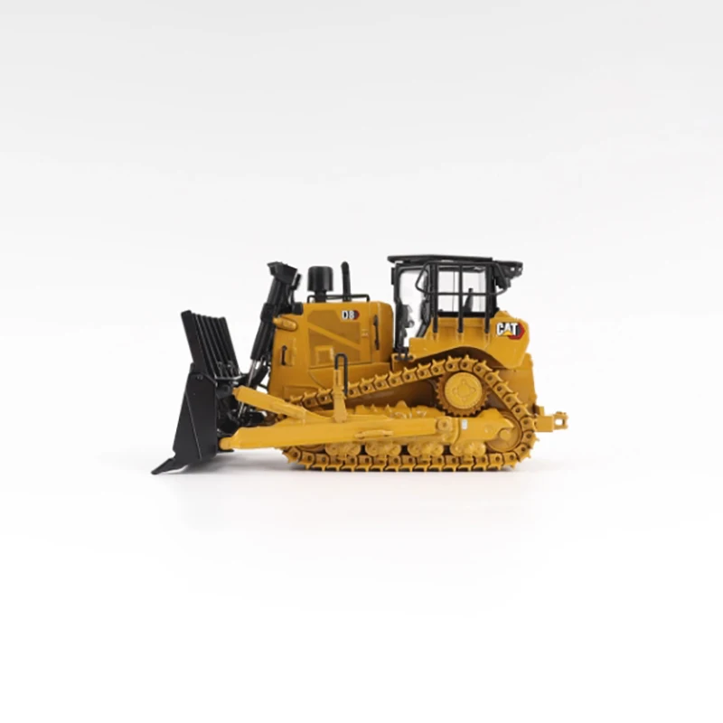 DM Diecast 1:50 Scale CAT D8 Crawler Dozer Alloy Engineering Vehicle Model Finished Product Simulation Toy Static Model Display