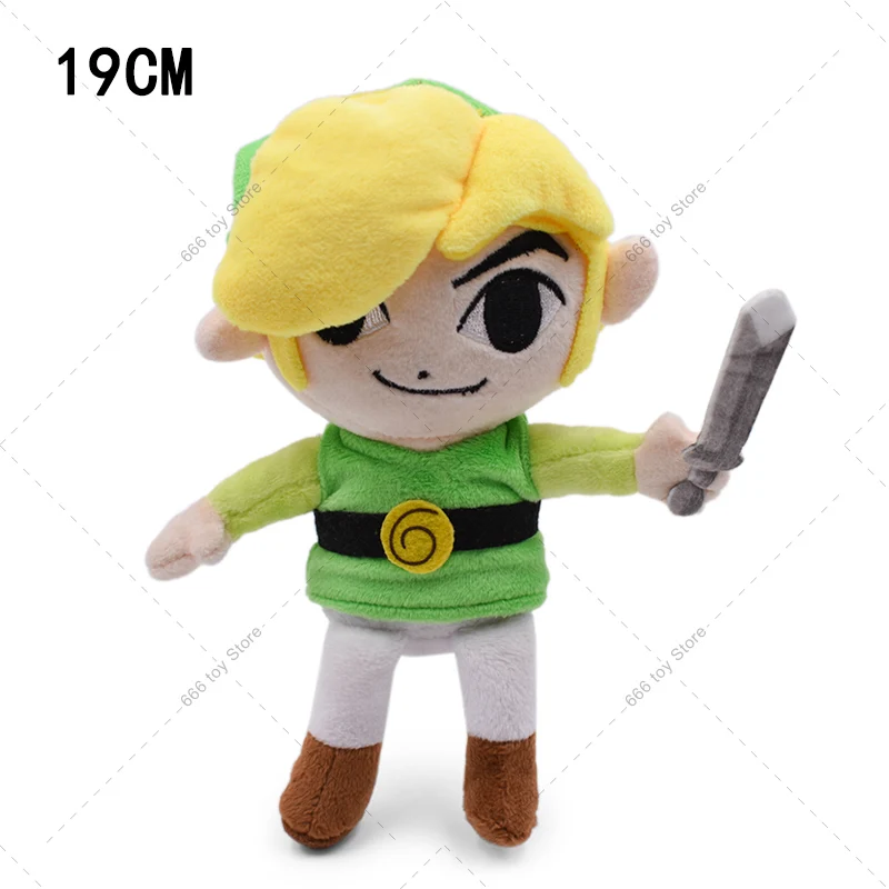 19CM  The Legend of Zelda Plush Toys Cartoon Link Boy Soft Stuffed Doll for Kids Best Gift