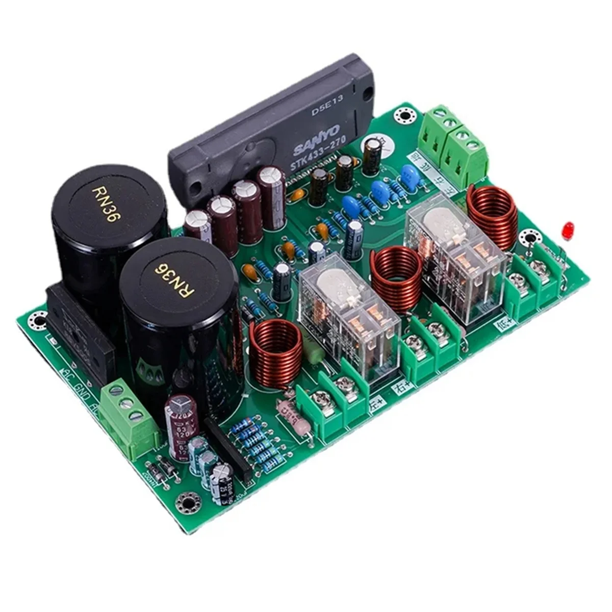 Hifi Dikke Film STK433-270 Subwoofer Eindversterker Bord 60wx3 Audio Versterker Module Ac Dual 28V-35V