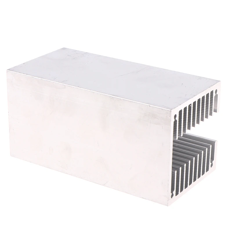 1PCS   40*40*100mm/50*50*100mm U-slot Triode High Power Aluminum Alloy Heatsink Heat Sink CPU Power Radiator