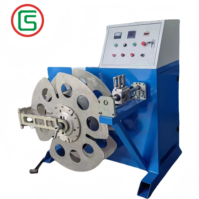 GS500 Industrial Braided Hose & Brass Wire Winding Machine 300r/min Max Speed AC3-phase 380V