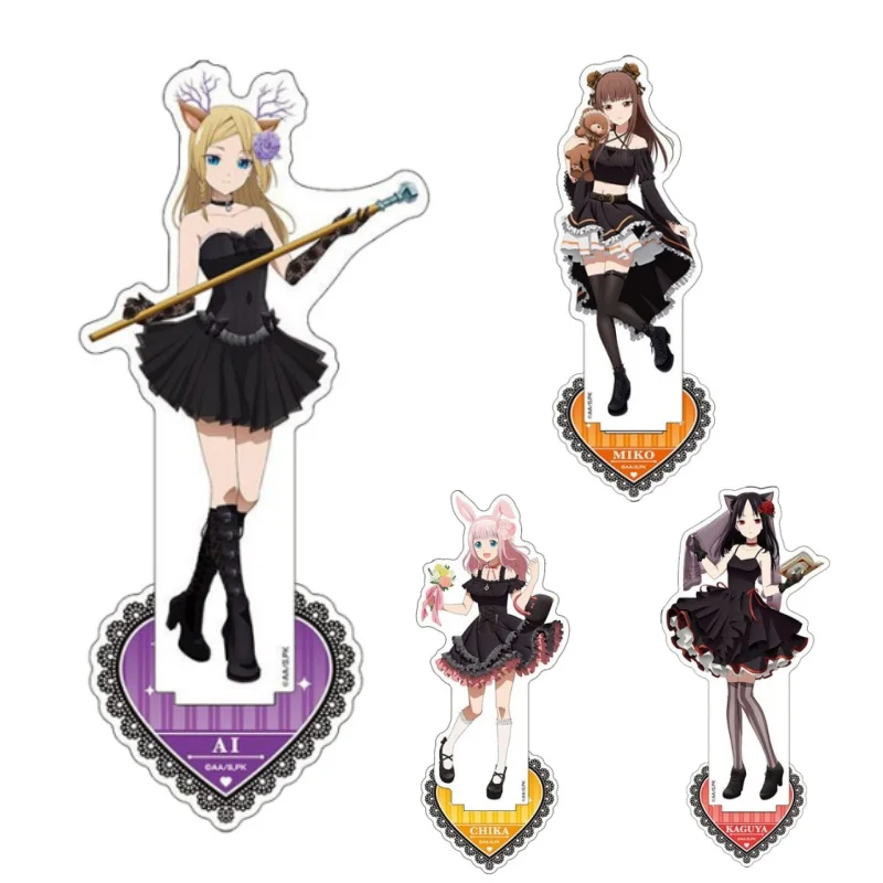 Аниме Кагуя-сама: Love Is War - Never Ending First Kiss Акриловая подставка Настольный орнамент Декоративные товары Подарок фанату 15 см