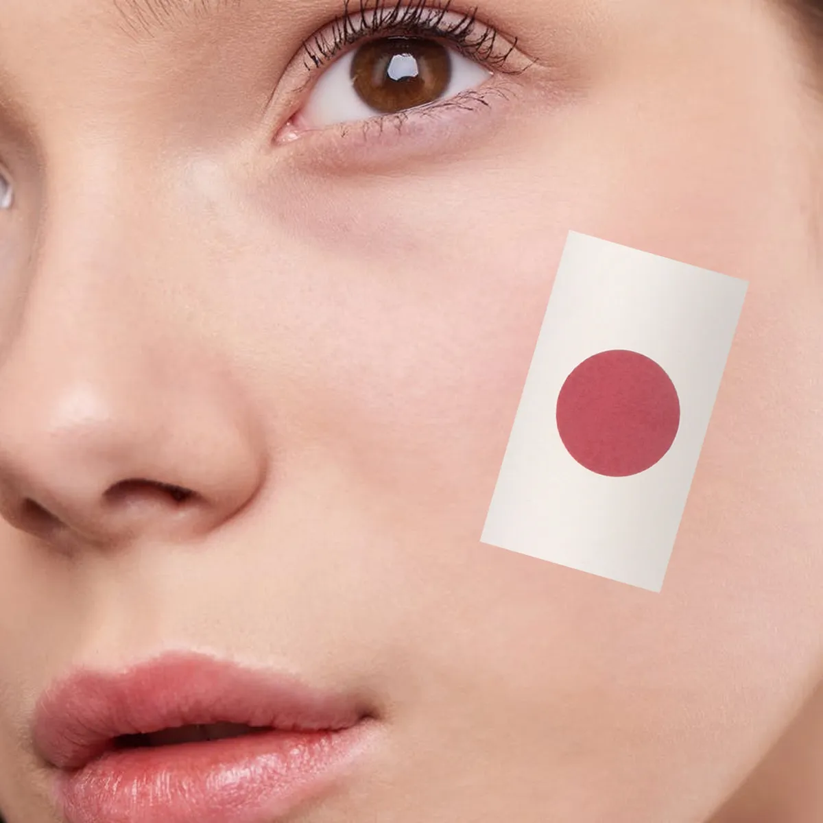 

Japanese Flag Face Stickers Waterproof Temporary Tattoos Safe Skin Friendly Long Lasting Patriotic Body Art Car Decor