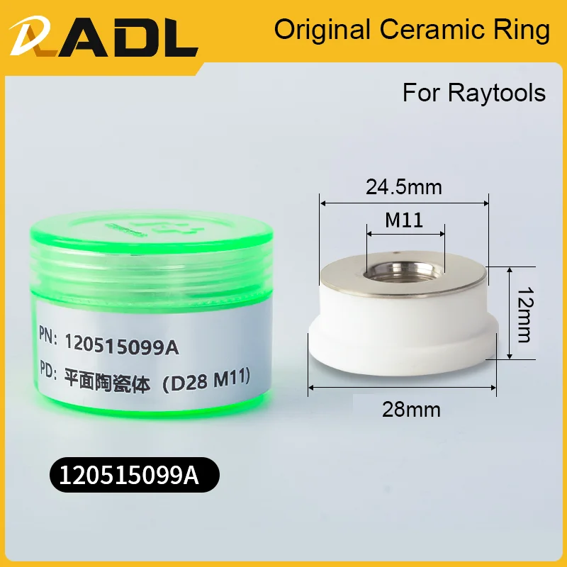 Adl original raytools laser cerâmica dia.32/28/19.5mm suporte de bico para raytools fibra laser bt240 bm111 bm114 bm115 bm06k