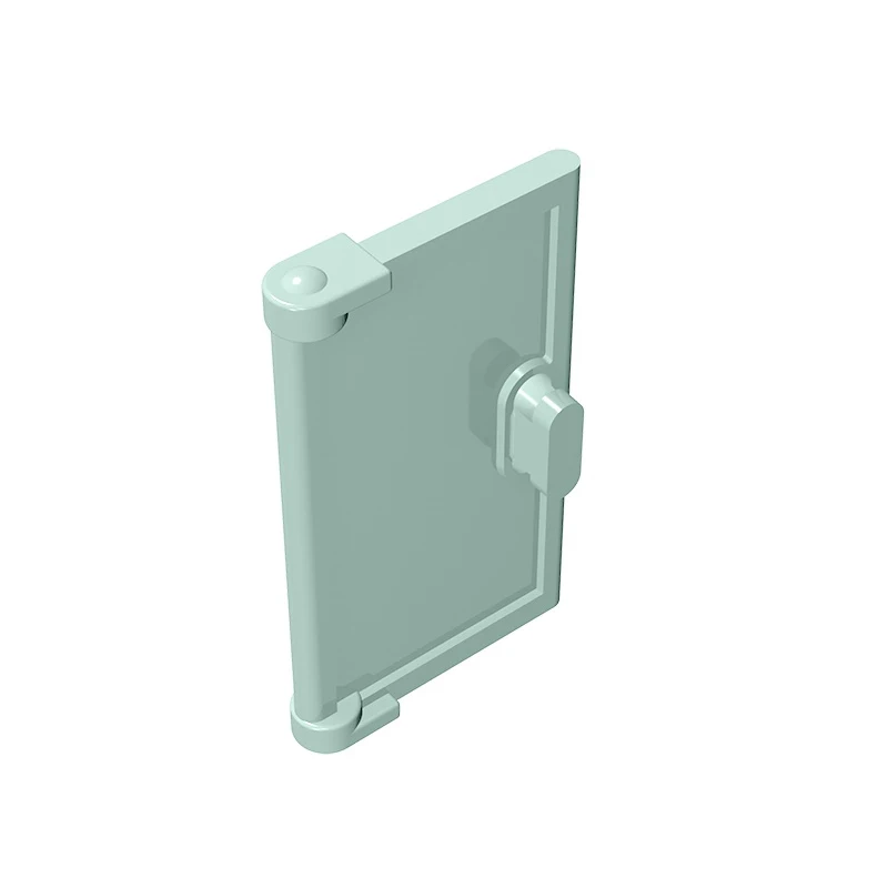 MOC PARTS GDS-793 Window- Door 1x2x3 with Vertical Handle New Mold for Tabless Frames compatible with lego 60614 children's toys