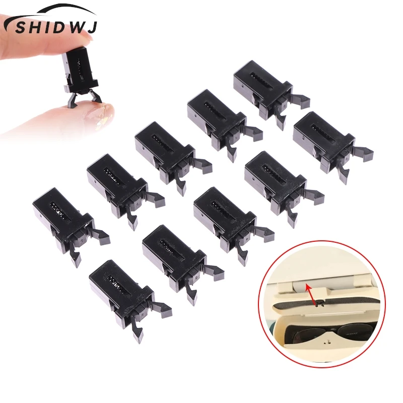 10pcs Trash Can Plastic Lock Self-Locking Switch Replacement Catch Compatible Touch Lid Bin Latch Black White Repair Clip