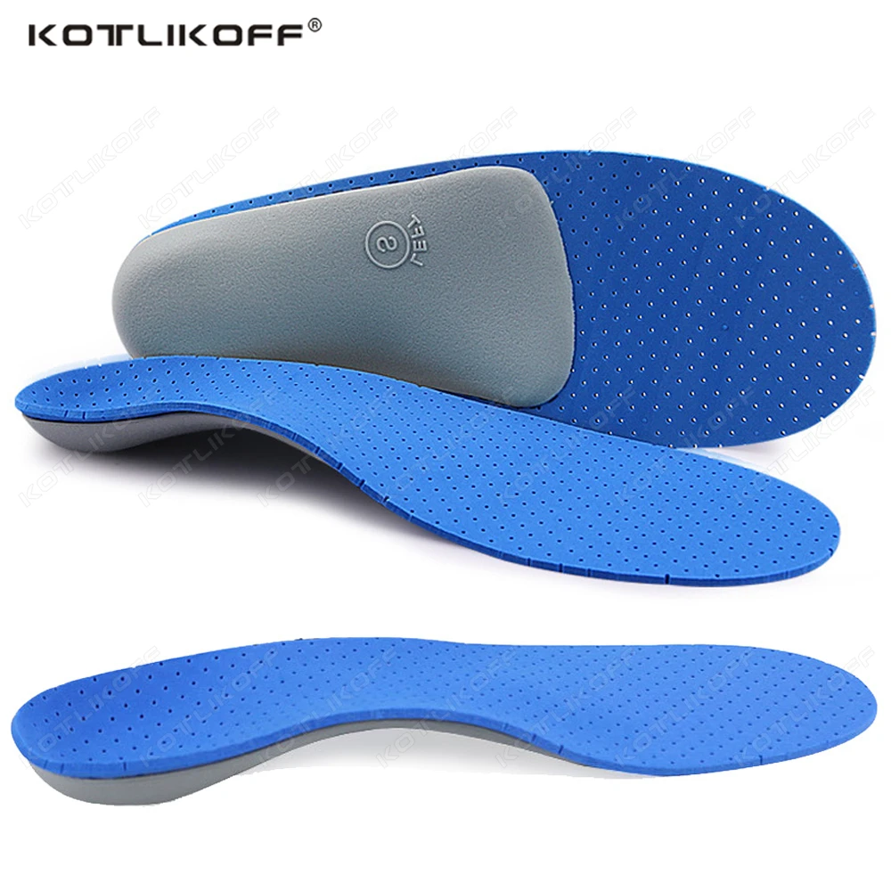 Unisex Arch Support Insoles Durable Cushioning Shockproof Breathable Flat Foot Correction Stepping Support for Running Insoles