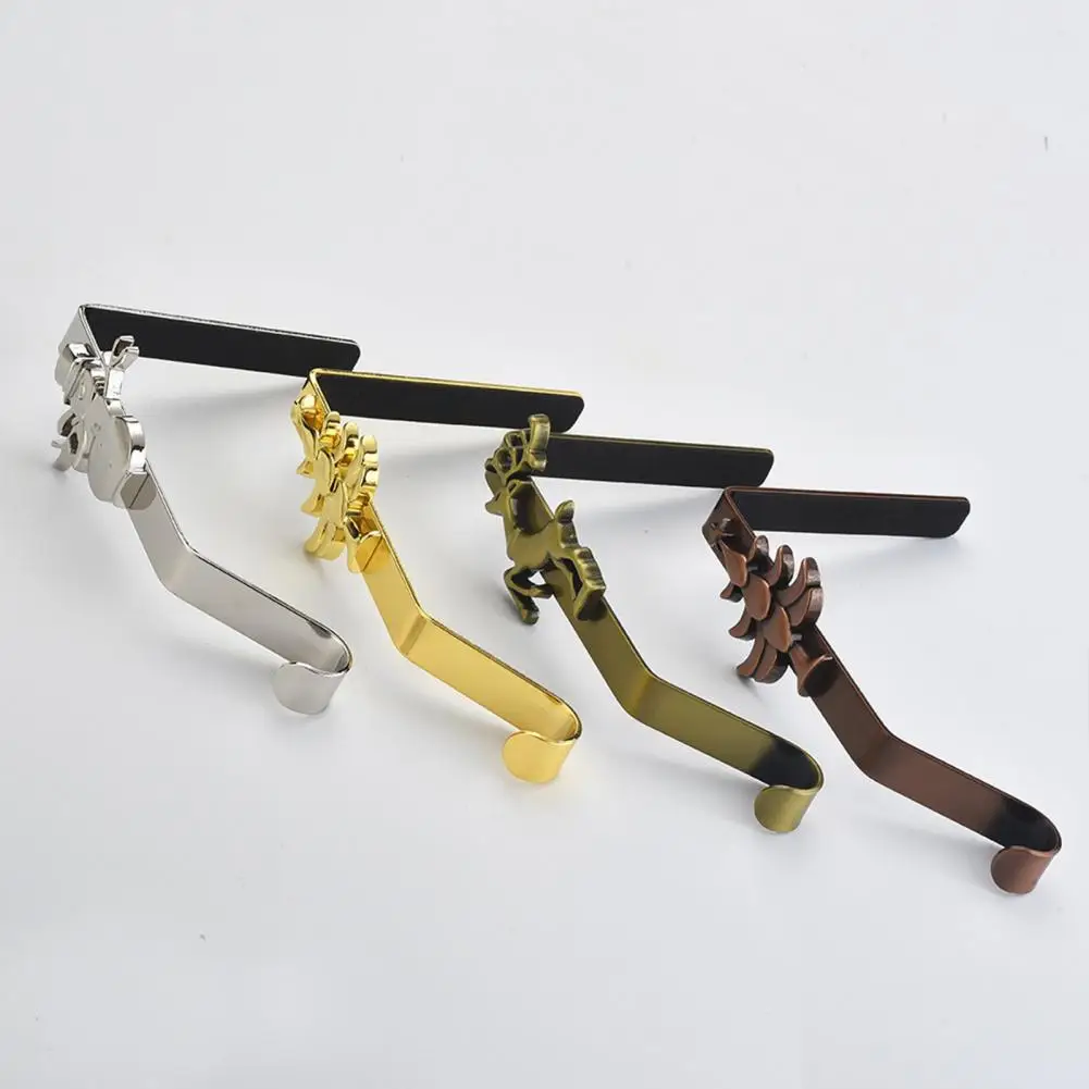 Corrosion-resistant Stocking Hook Festive Christmas Stocking Hooks Non-slip Metal Hangers for Mantel Ornaments Decorations