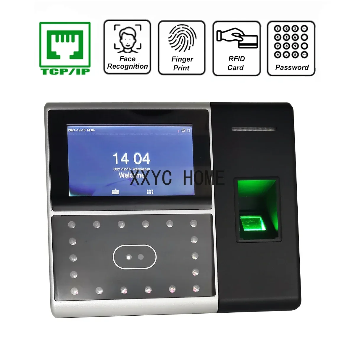 Time Iface302 Tcp/IP Biometric Face Attendance System Fingerprint Employee Attendace Management Electronic Time Clock Device